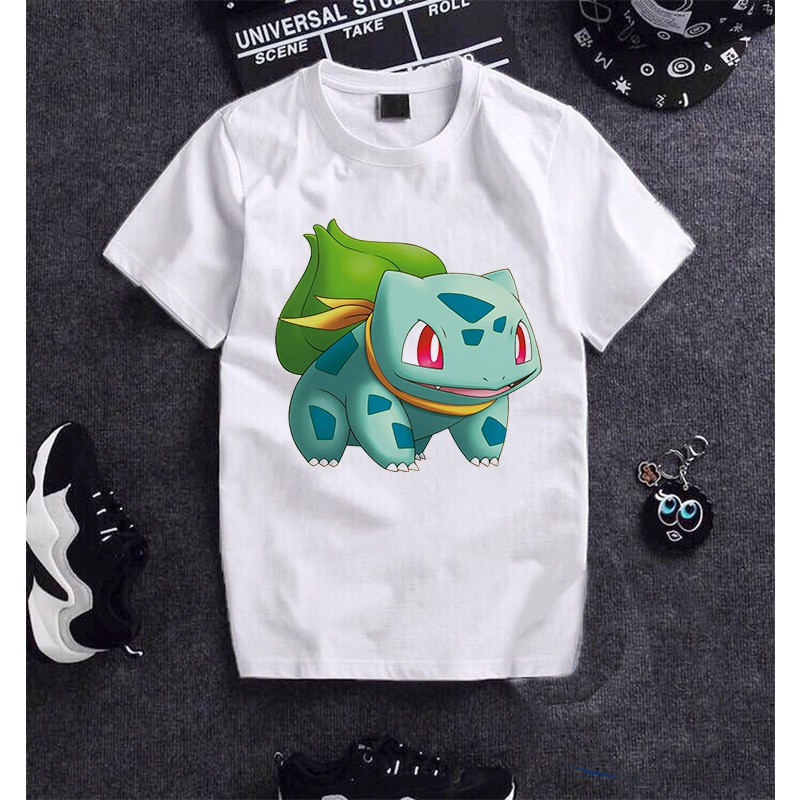 Áo thun Unisex - Poke Hạt giống Bulbasaur