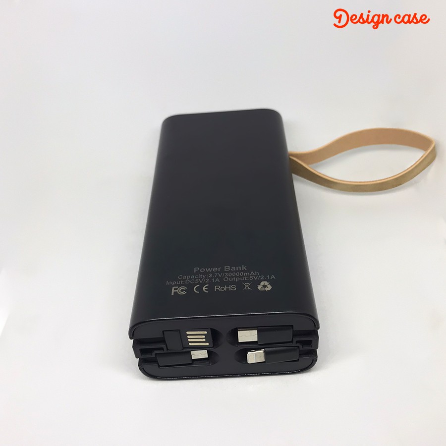 Combo ỐP Lưng In Hình Kèm Sạc Dự Phòng Dung Lượng 30 000 mAh Siêu Đẹp