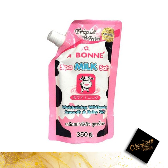 [Chính Hãng] Muối Tắm Sữa Bò Tẩy Tế Bào Chết A Bonne Spa Milk Salt Thái Lan 350gr