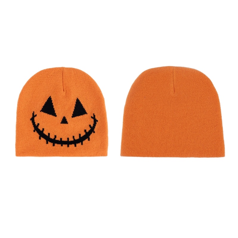 Mũ Len Beanie Phong Cách Halloween Dễ Thương