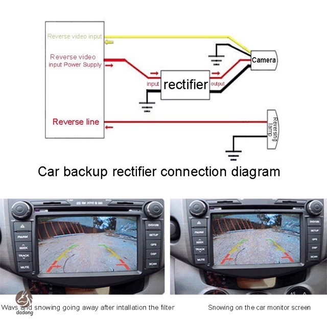 Lọc nguồn chống nhiễu  cho camera lùi và cam lề | BigBuy360 - bigbuy360.vn