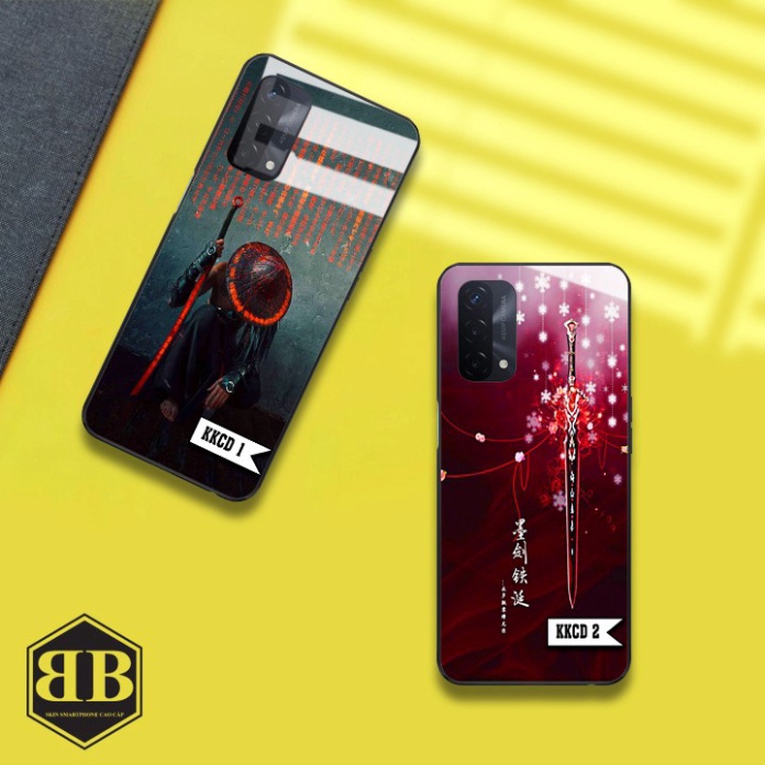 Ốp lưng kính cường lực Oppo A74 4G hình thần thoại