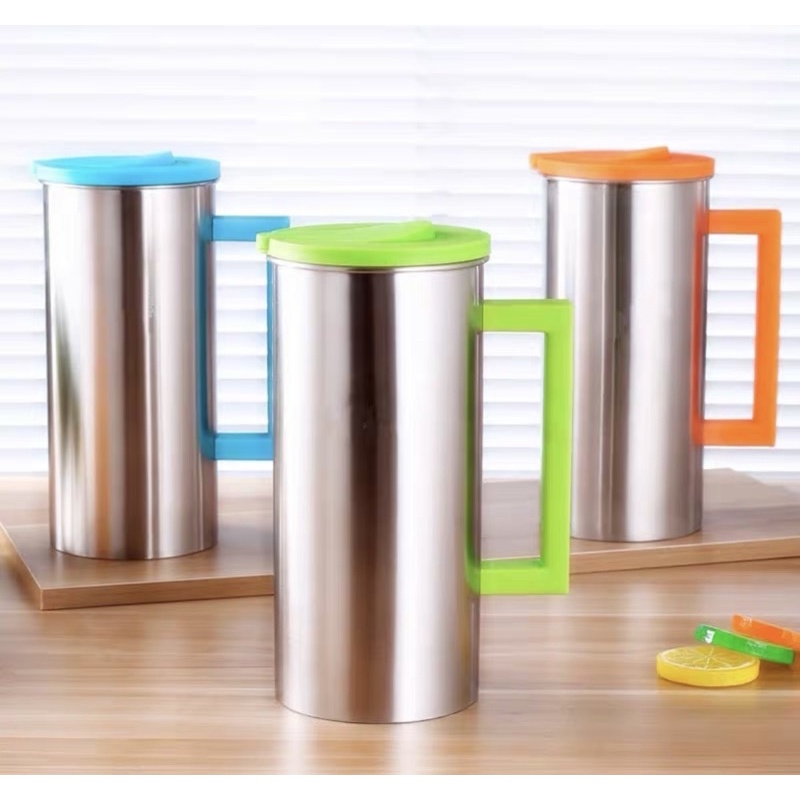 ca đựng nước inox 304 bình chịu nhiệt quai nhựa 1,8 lít