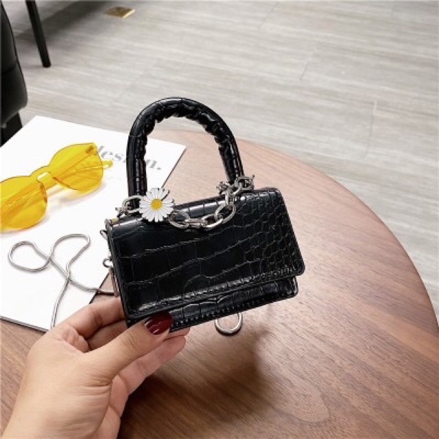 Túi mini bag hoa cúc hoạ mị siêu đẹp - minicuc