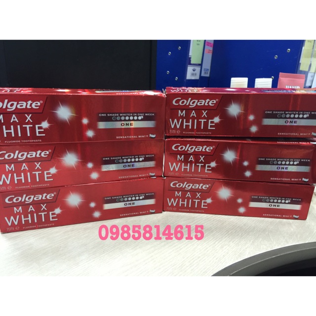 Kem đánh răng Colgate max white