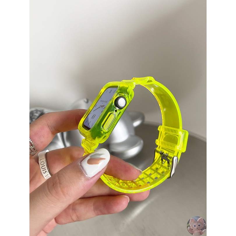 Dây đeo trơn màu thay thế cho đồng hồ thông minh Apple iWatch Series 7 6 SE 5 4 3 2 1 cỡ 41mm 45mm 40mm 44mm 42mm 38mm