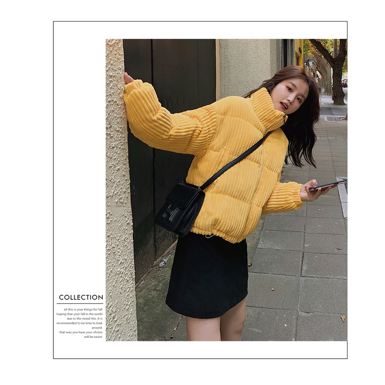 {Mộc Lan Order} Áo khoác nhung trần bông phong cách hàn quôc cho bạn nữ | BigBuy360 - bigbuy360.vn