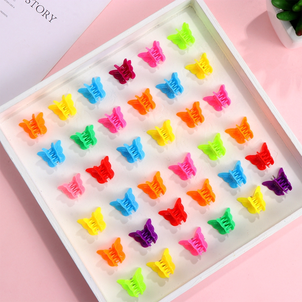 Set 25 kẹp tóc mini nhiều màu cho bé gái dễ thương xinh xắn