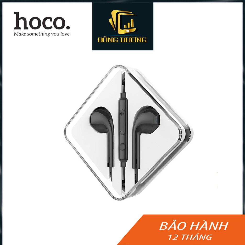 Tai nghe iphone Hoco M55 có mic đàm thoại jack 3.5 hỗ trợ máy samsung,oppo,iphone 5/6- Hàng Chính Hãng - Phụ Kiện THG