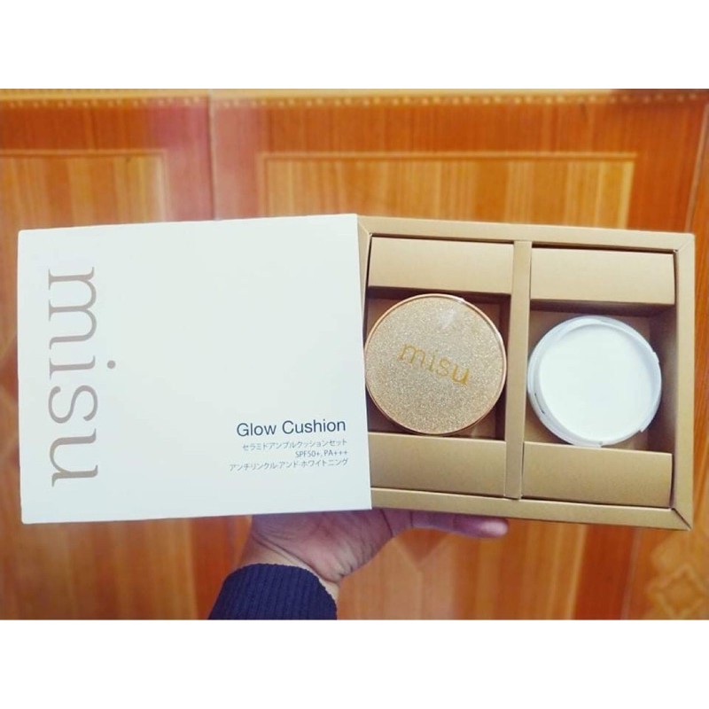 Phấn Misu Glow Cushion (phấn xuất Nhật) kèm lõi