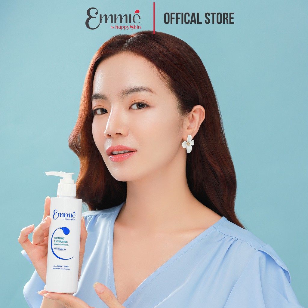Gel Rửa Mặt Dịu Nhẹ và Cấp Ẩm Sâu - Emmié by Happy Skin Soothing & Hydrating Derma Cleansing Gel 180ml | BigBuy360 - bigbuy360.vn