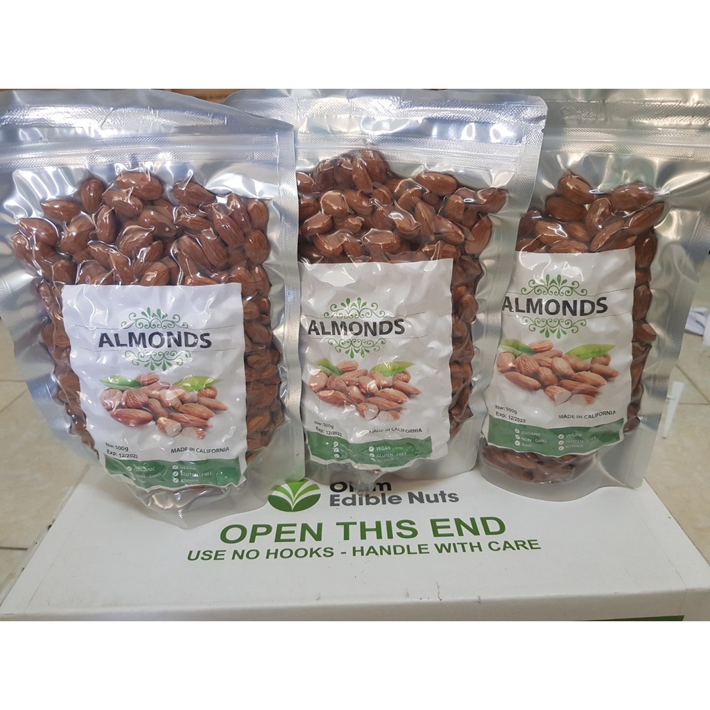 Hạt hạnh nhân nhập Mỹ  500Gr