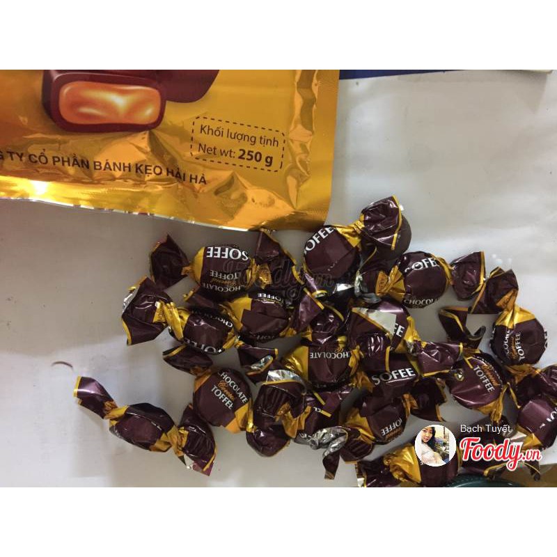 Kẹo Toffee Phủ Socola SOFEE Hải Hà gói 250g