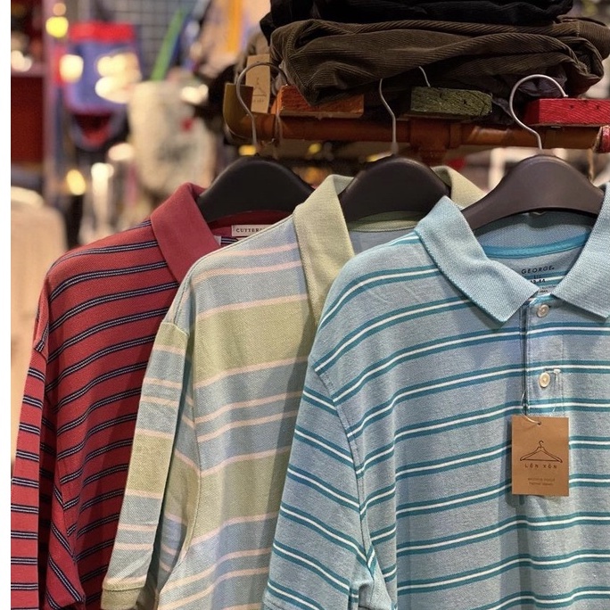 Áo Polo Nam 2hand thiết kế cổ bẻ, kiểu dáng basic, chất thun cá sấu thoáng mát co dãn 4 chiều - Đủ size Mẫu 8