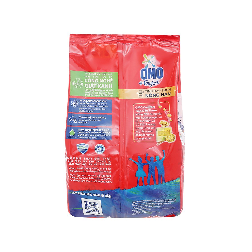 Bột giặt OMO Tinh dầu thơm 350g