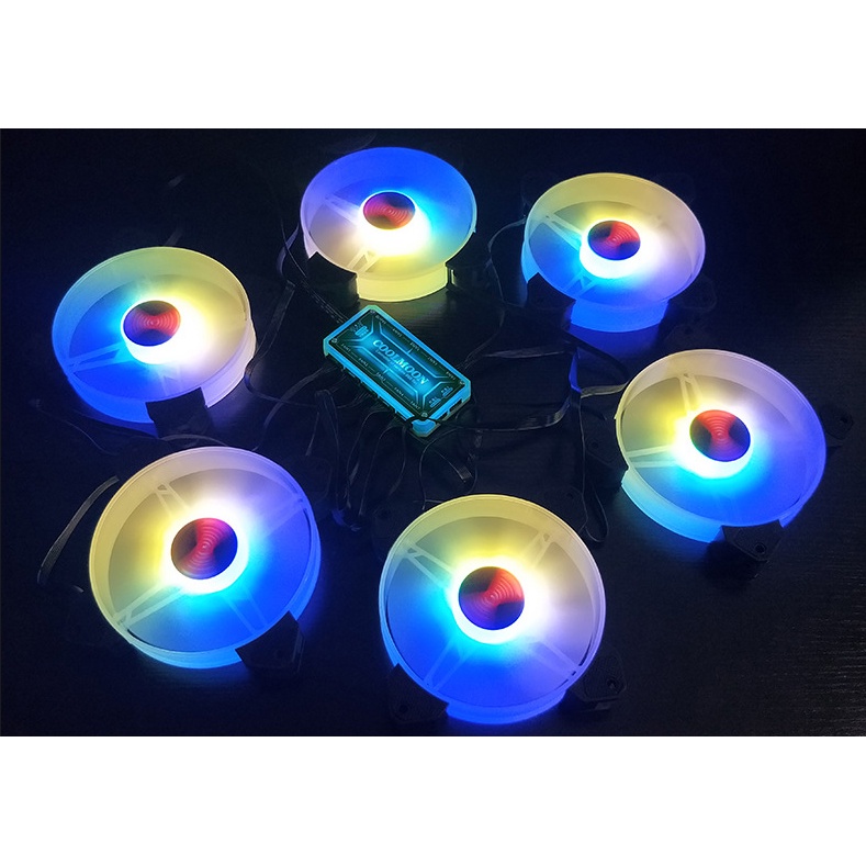 Fan Case RGB không viền + HUB CoolMoon - 6pin - 30 NGÀY ĐỔI TRẢ MIỄN PHÍ