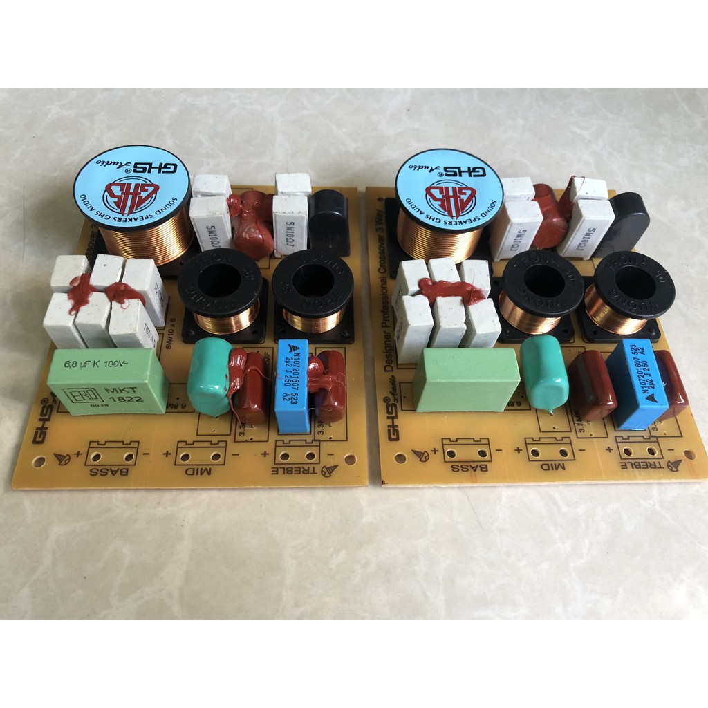 Phân tần loa GHS 1 bass 1 trung 1 treble cao cấp G-208