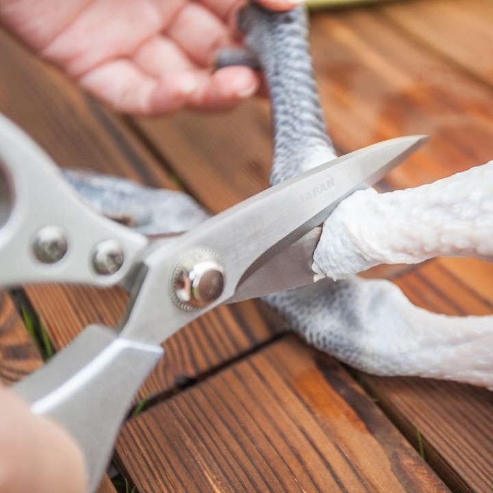 Kéo cắt thịt gà, kéo làm bếp đa năng kéo SK5, màu ngẫu nhiên