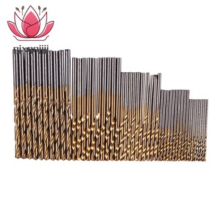 Bộ 50 mũi khoan titan 1/ 1.5/ 2.0/ 2.5/ 3mm thông dụng