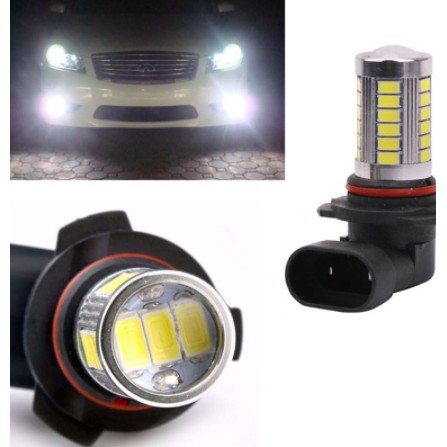 Led gầm bóng Đèn Pha Ban Ngày Chống Sương Mù H4 H7 HB3 9005 HB4 9006 33smd Cho Xe Hơi ô tô Toyota Hyundai Honda trắng