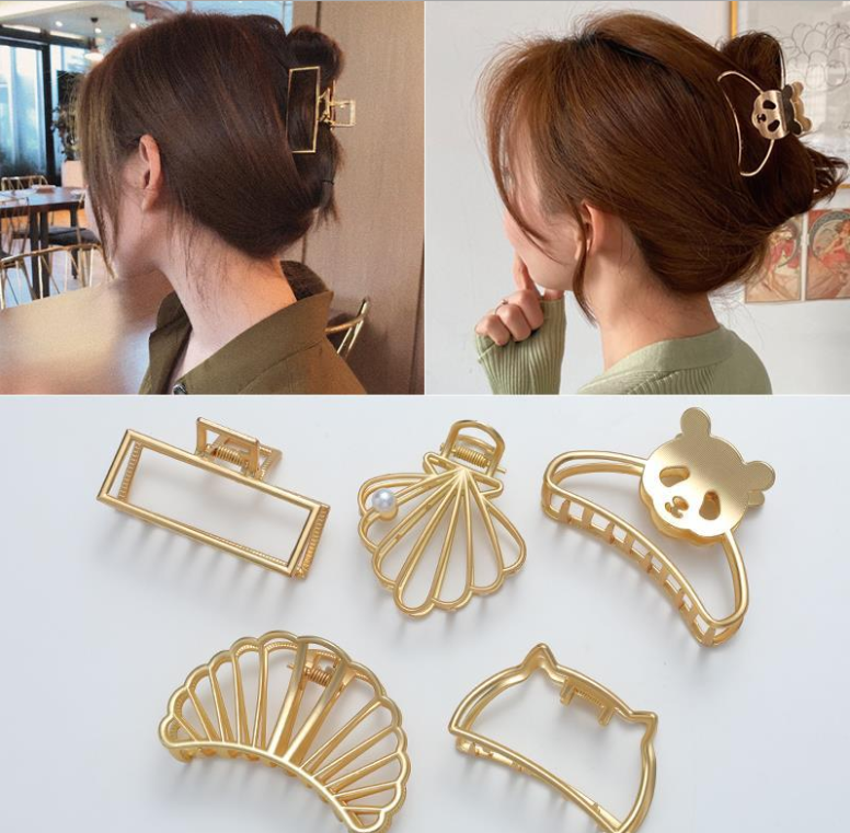 Kẹp tóc kim loại phong cách Hàn Quốc dành cho nữ