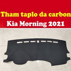 Thảm taplo Kia morning 2012-2020. 2021 (Da carbon cao cấp)