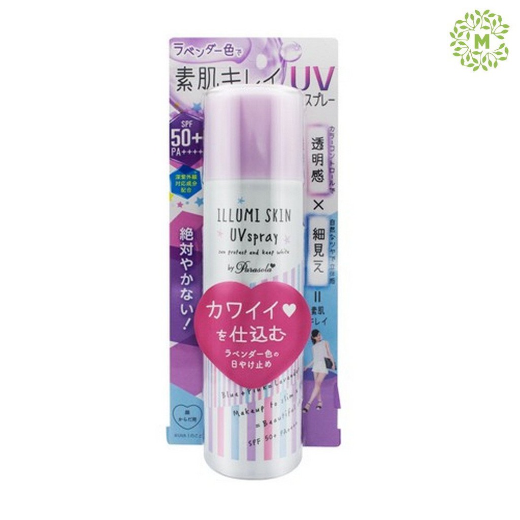 Xịt chống nắng Naris Parasola Illumi Skin UV Spray SPF 90+ PA++++