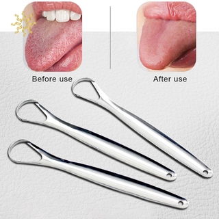 Dụng cụ cạo vệ sinh làm sạch lưỡi chất liệu thép không gỉ