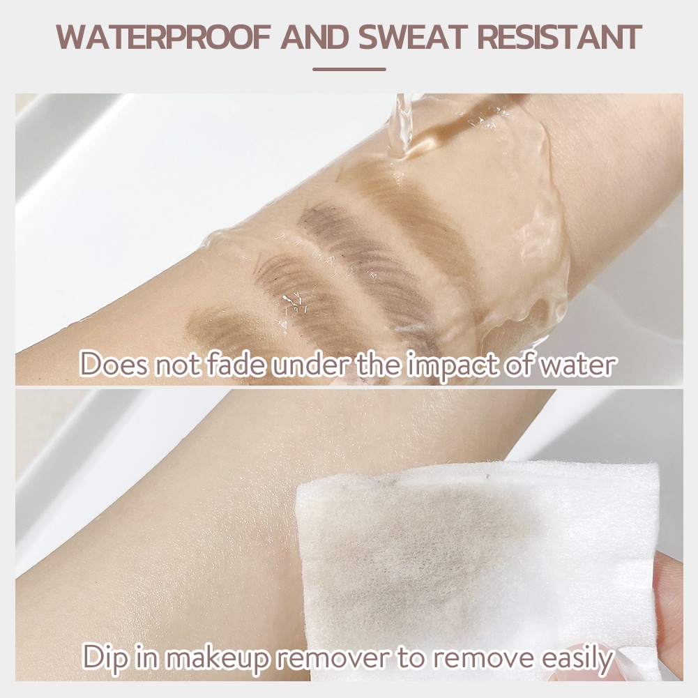 Bút kẻ chân mày Gecomo 2 trong 1 chống nước lâu trôi tự nhiên tiện lợi với 4 màu tùy chọn | BigBuy360 - bigbuy360.vn