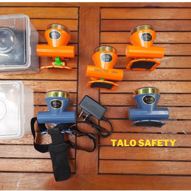 Đèn pin đeo đầu chống nước tốt 1 pin sạc 18650