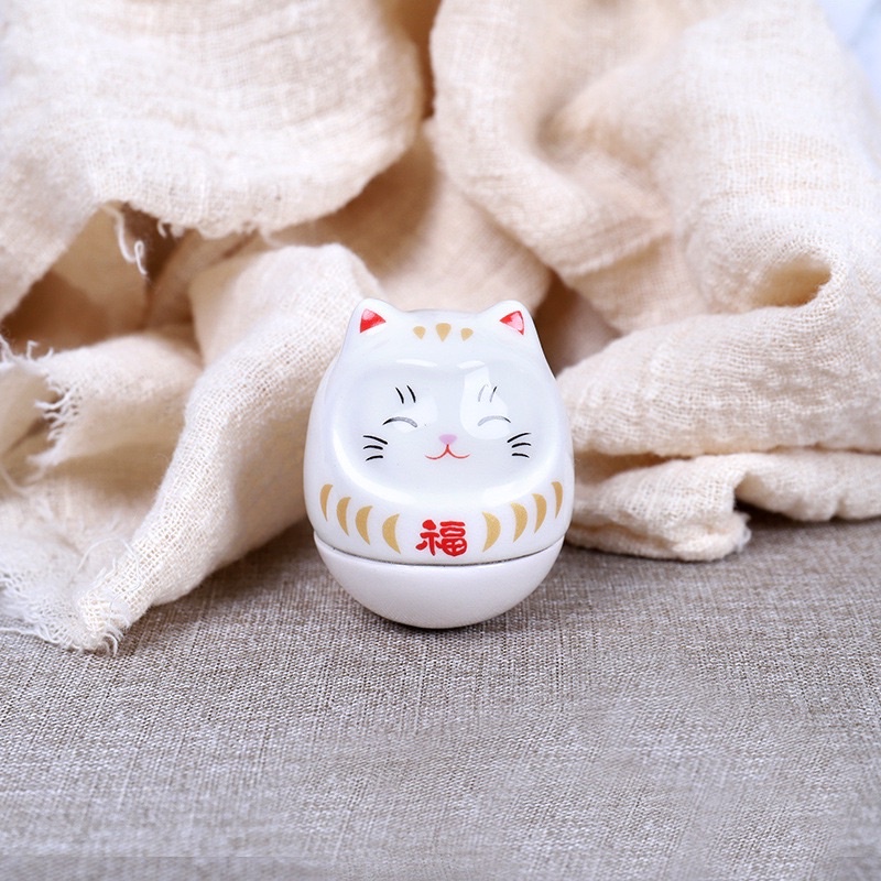 Mèo Thần Tài Lật Đật- Mèo Thần Tài Phong Cách Nhật Bản