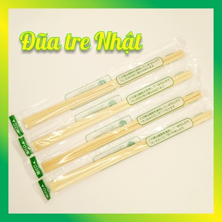 [ 100 đôi ] Đũa kiểu Nhật, đũa gỗ tách - VUI VUI STORE