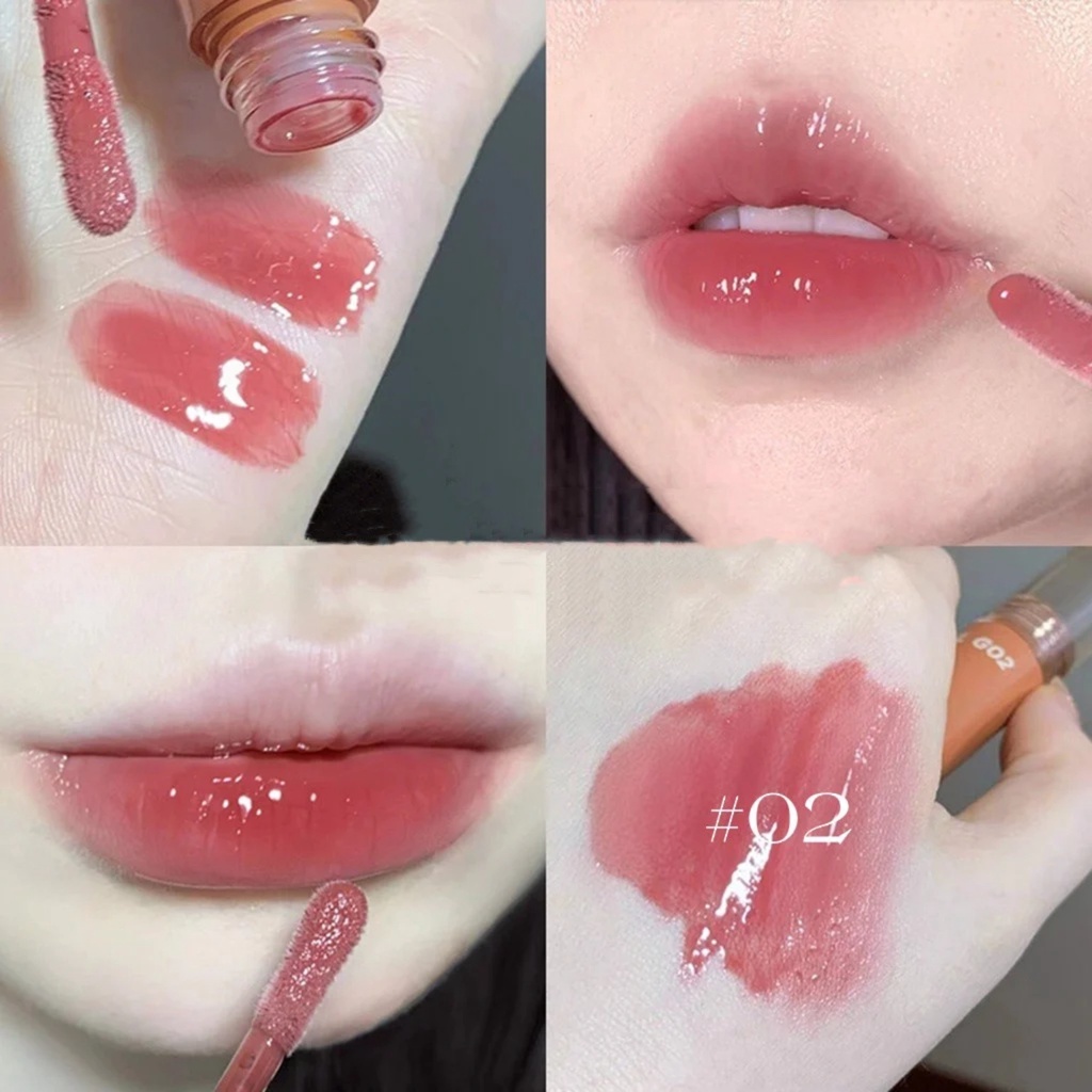 Son Bóng Bền Màu Mềm Môi CAPUVINI Syrup Lip Gel Nội Địa Trung