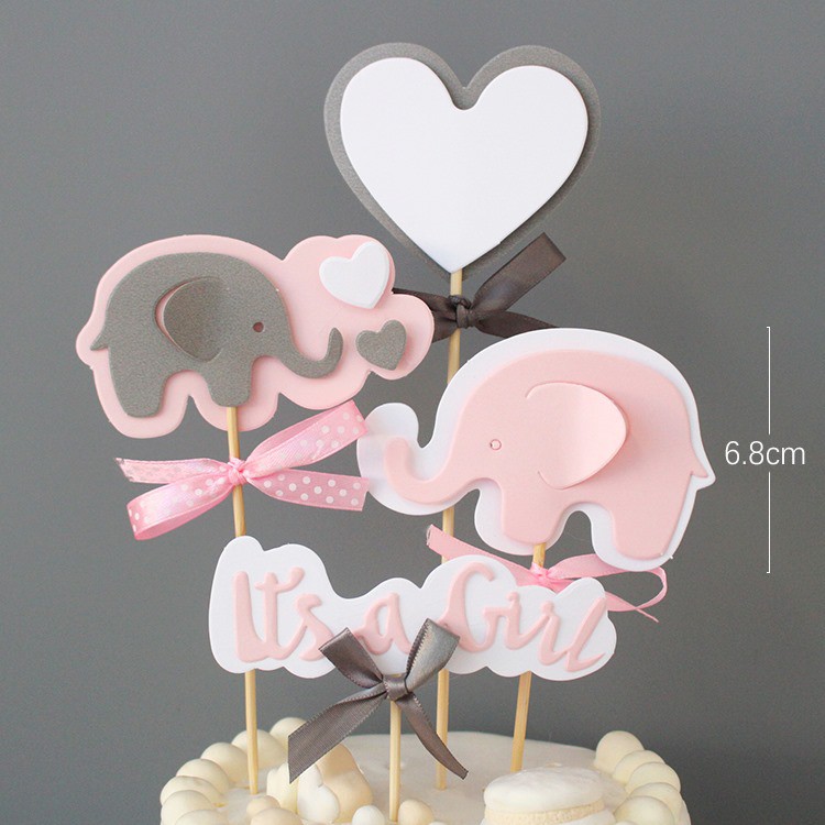 10 set cắm giấy voi hồng,xanh