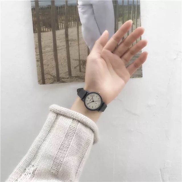 Đồng nữ mặt tròn ulzzang mặt in chữ BARSH