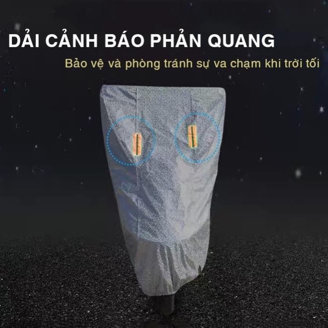 Bán Sỉ - Bạt Phủ Trùm Xe Máy 2 Lớp, Chống Mưa Nắng (Loại Dầy Xịn) - M03