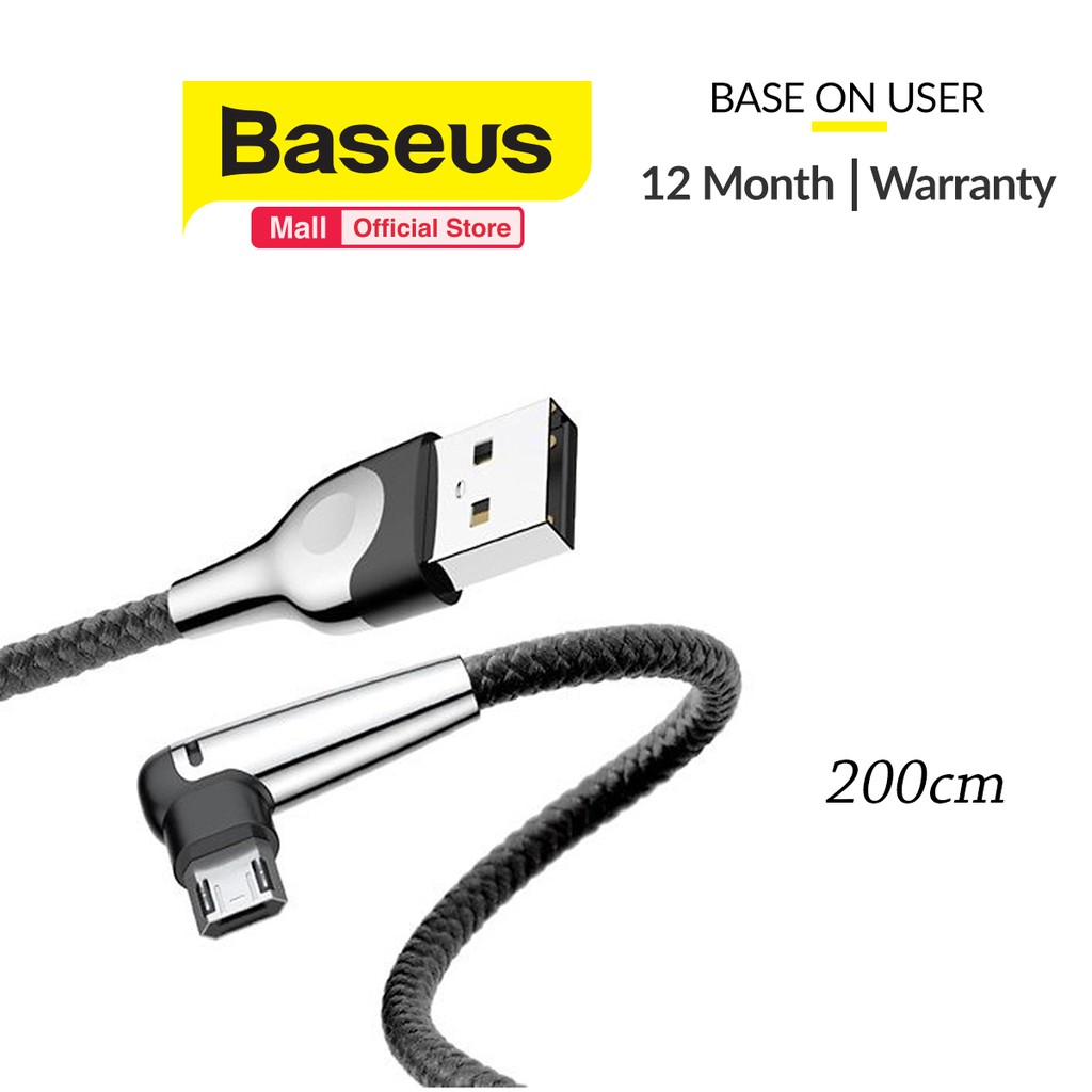 Cáp sạc BASEUS sạc nhanh và truyền dữ liệu siêu bền Baseus Sharp Bird Micro USB - Sạc nhanh siêu bền