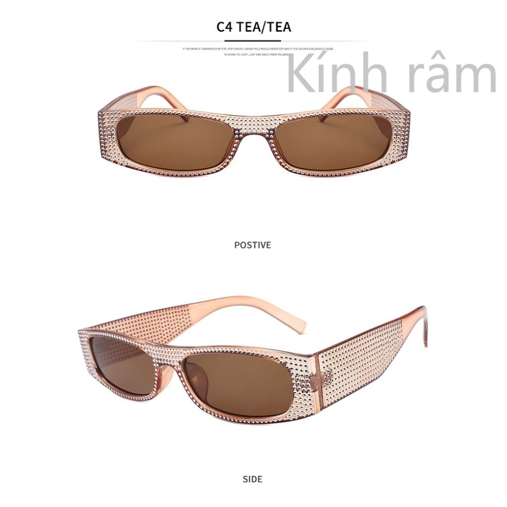 Sale 69% Kính mát sang trọng chống tia UV hiệu quả cho nữ, BLACK/GRAY Giá gốc 60000đ- 51C56-12