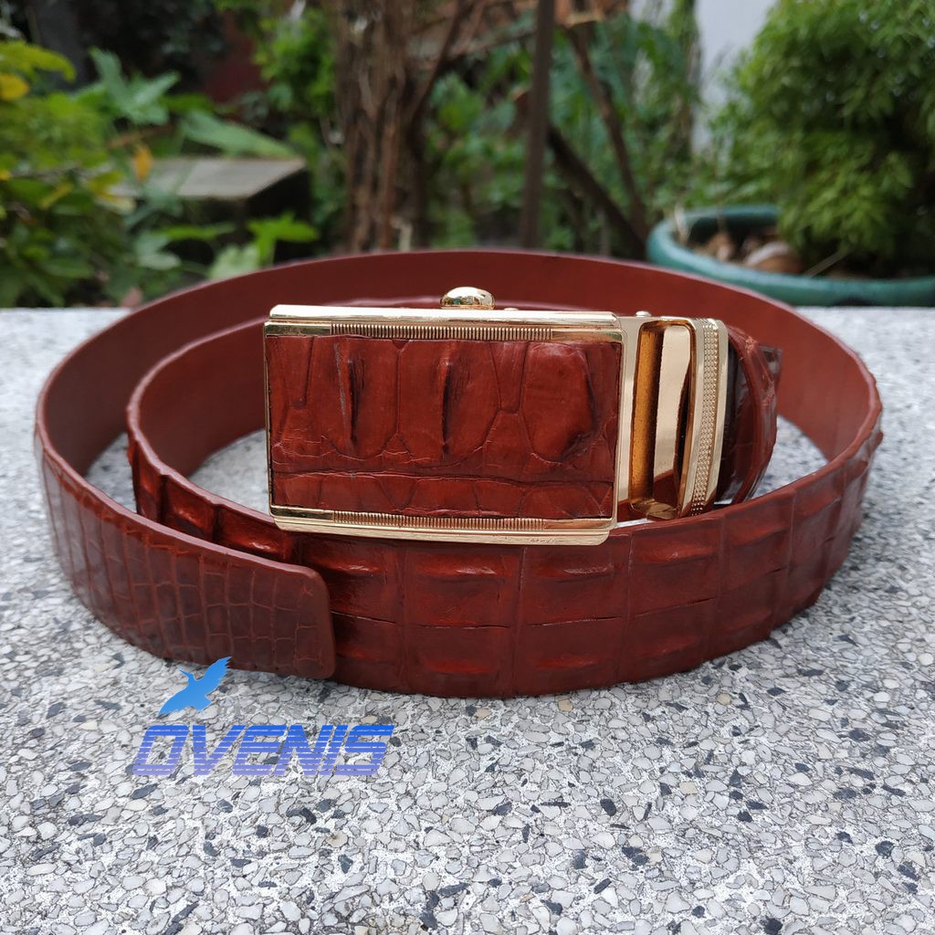 Thắt Lưng Da Cá Sấu Ovenis – TLCS110