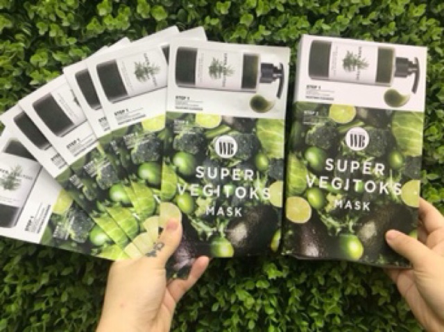 Mặt Nạ Thải Độc Rau Củ Quả Super Vegitoks Mask