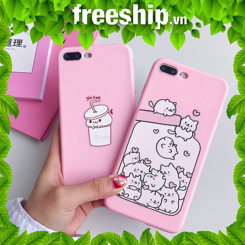 ỐP LƯNG MÈO BÌNH SỮA - ỐP IPHONE DẺO a128 [FREESHIP ĐƠN TỪ 50K TOÀN QUỐC ]