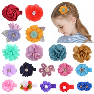 1 kẹp tóc hình hoa handmade cho bé gái