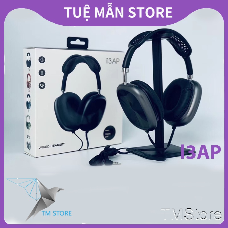 Tai Nghe Chụp Tai Có Dây L13ap Tm Shop Âm Thanh Sống Động, Bass Khỏe, Chính Hãng Giá Dẻ Dành Cho Laptop, Máy Bàn