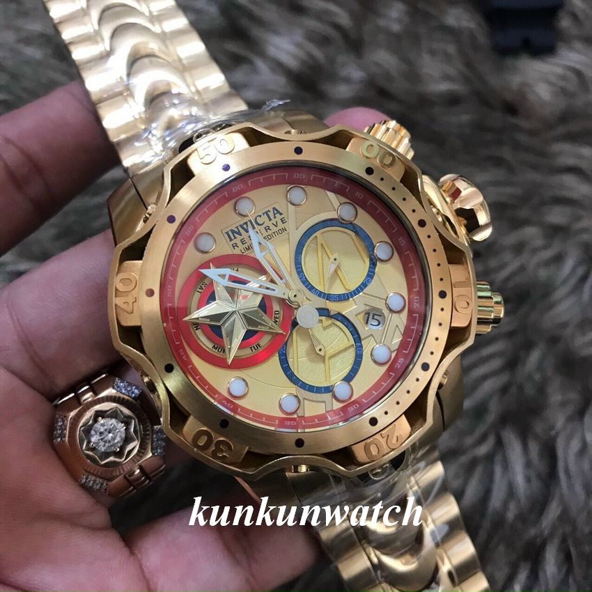 Đồng Hồ Nam Invicta Ngôi Sao Chronograph Cực Ngầu 54mm