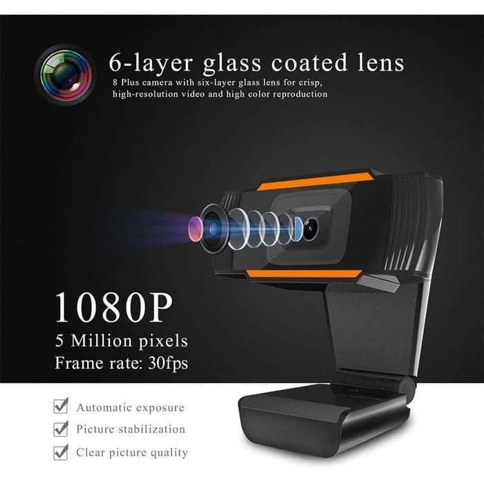 Webcam Full Hd 1080p Cho Máy Tính | BigBuy360 - bigbuy360.vn