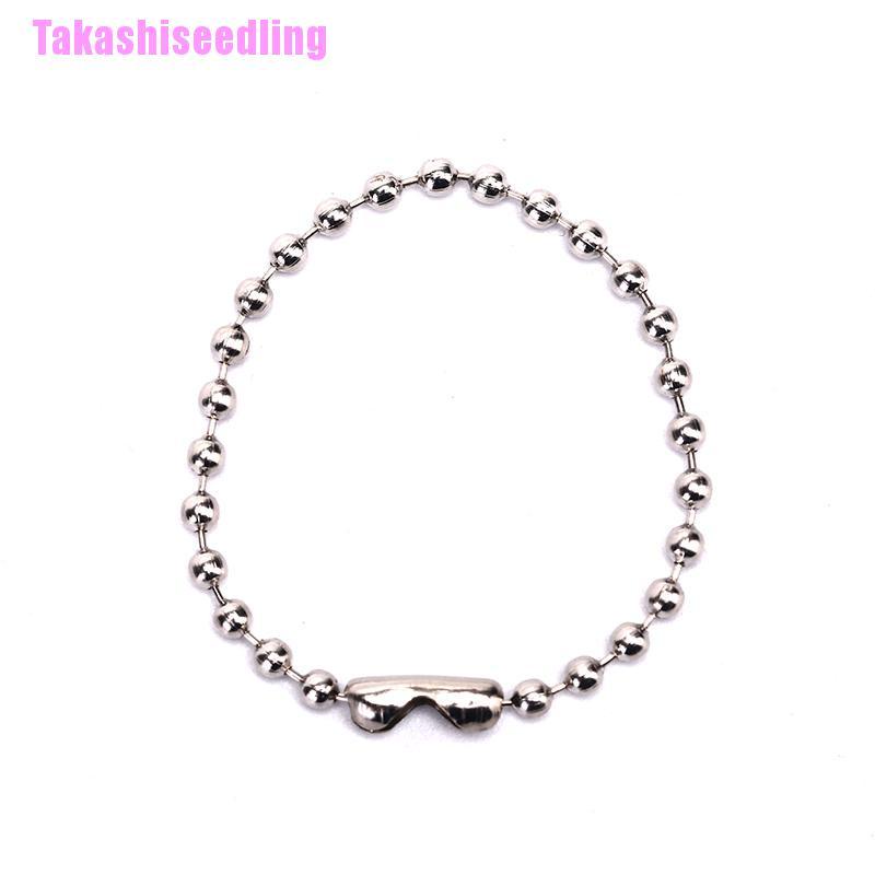 Bộ 10 dây móc khóa hạt đường kính 3.5