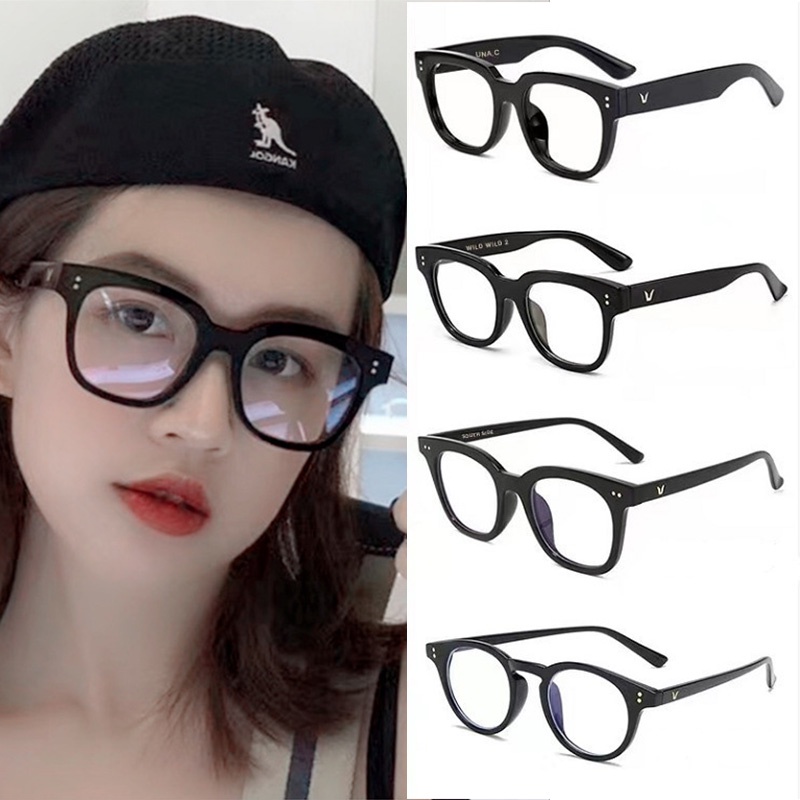 Kính Mát Gọng Vuông Chống Ánh Sáng Xanh Phong Cách Hàn Quốc Cho Nữ