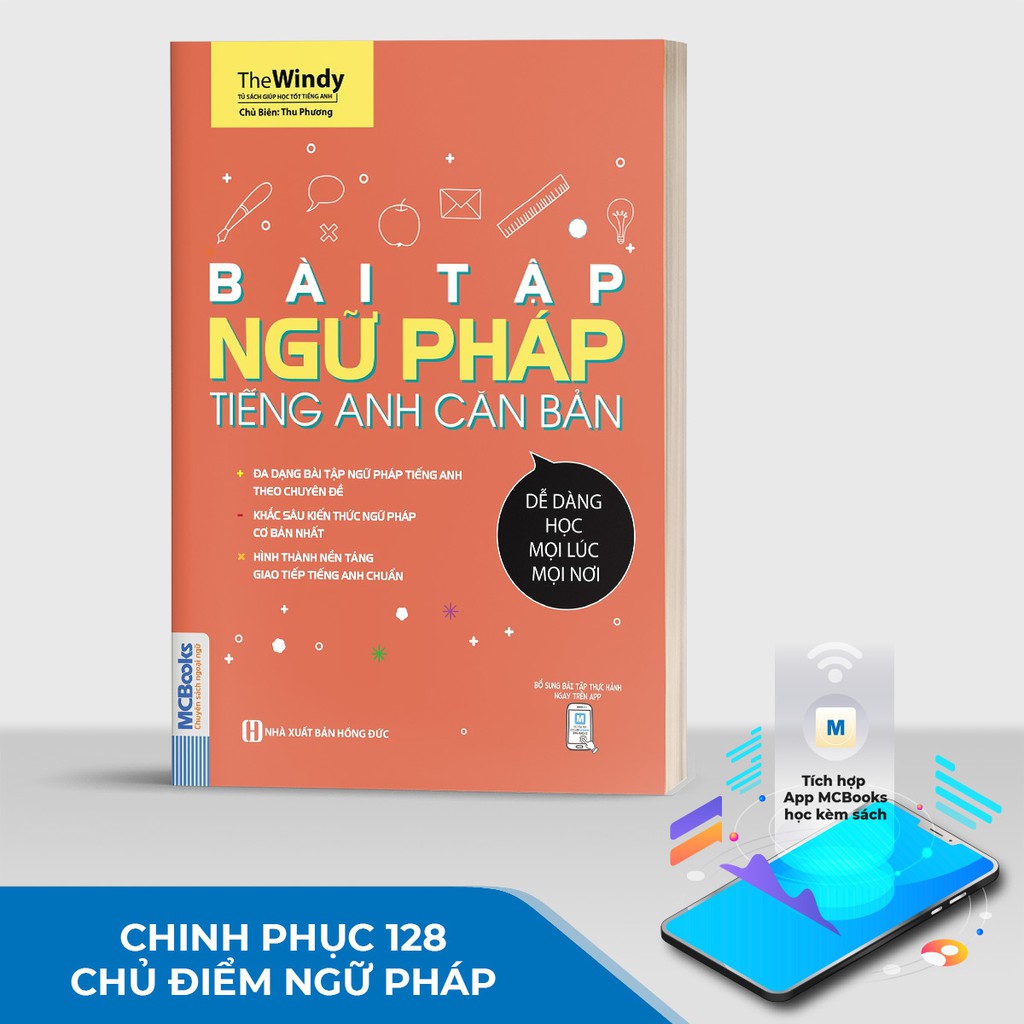 Sách Bài Tập Ngữ Pháp Tiếng Anh Căn Bản Tái bản MCFO8709