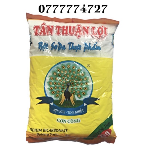 bột baking soda Tân Thuận Lợi - bột soda thực phẩm con công - sodium bicarbonate - natri bicacbonat - NaHCO3