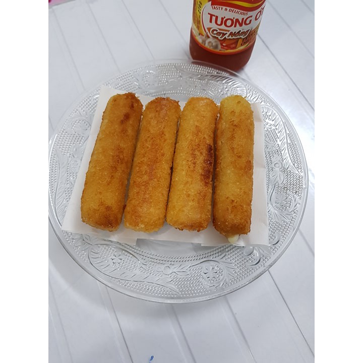 Phomai Que - Hộp 13 Que 500gr Siêu Ngon - Được Làm Từ Phomai Mozzarella Pháp - Kéo Sợi Rất Dai Và Thơm